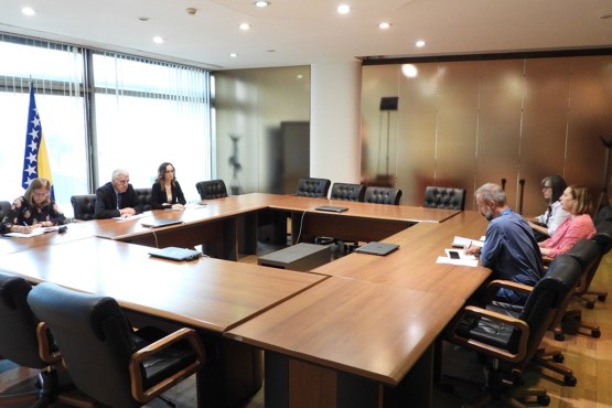 Predsjedavajući Zajedničke komisije za ljudska prava Lazar Prodanović razgovarao sa šefom Sektora za zaštitu u Predstavništvu UNHCR-a u BiH
